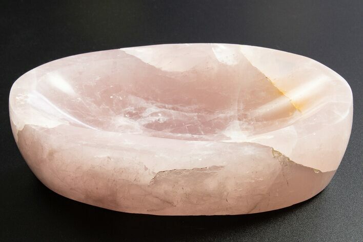 Polished Rose Quartz Bowl #318457